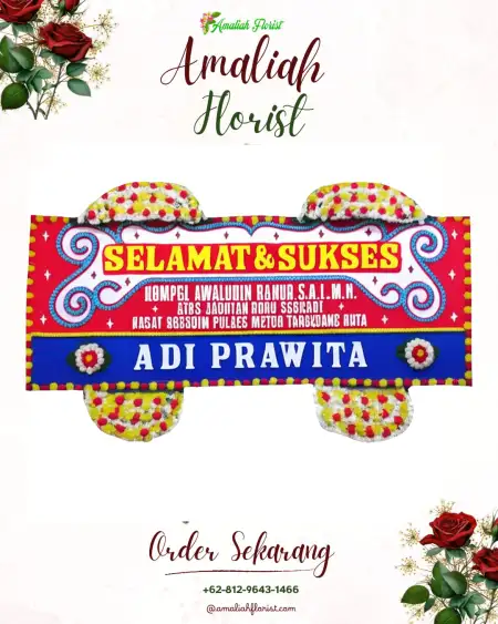 Papan Bunga Ucapan Selamat Gowak