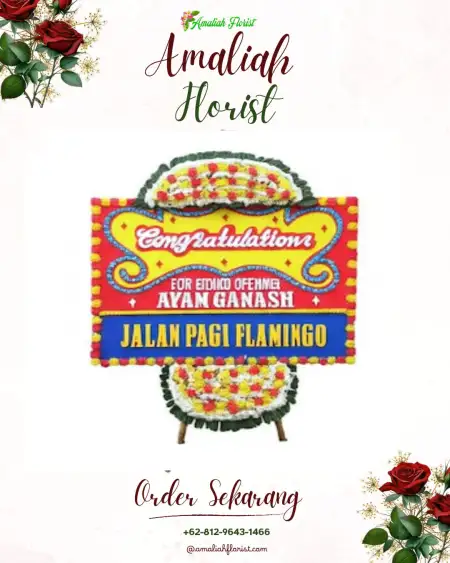 Sewa Papan Bunga Gowak